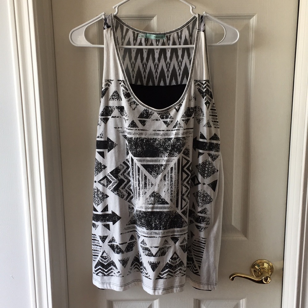 Tribal print tank top